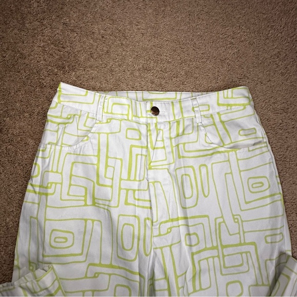 EUC Abstract Boot Cut Pants - Picture 3 of 4